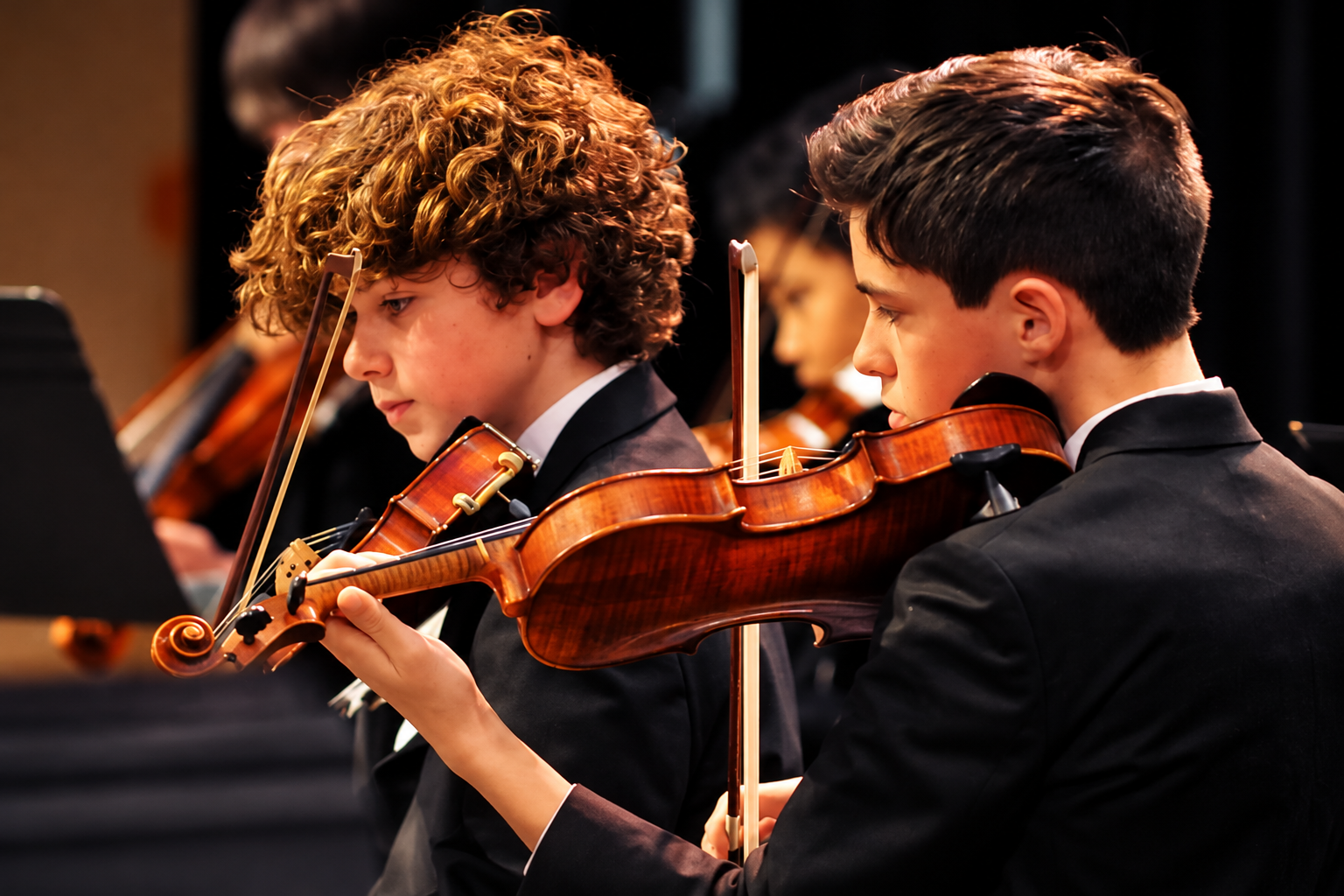 CYSO musicians performing on stage